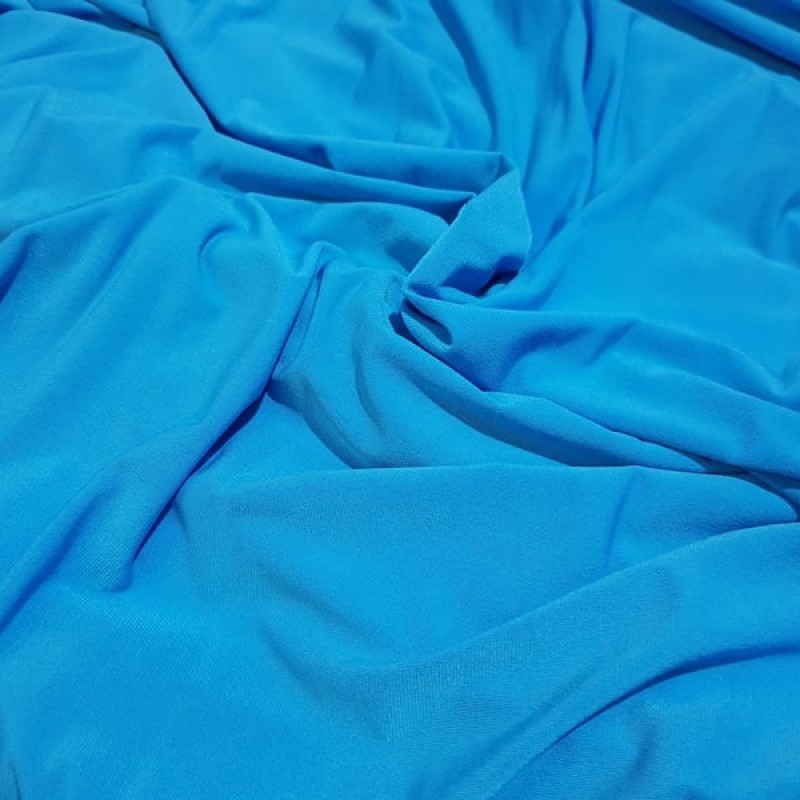Ткань Трикотаж масло (бирюза голубая)